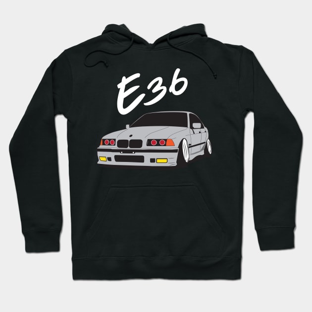 E36 illustration Hoodie by Rdxart